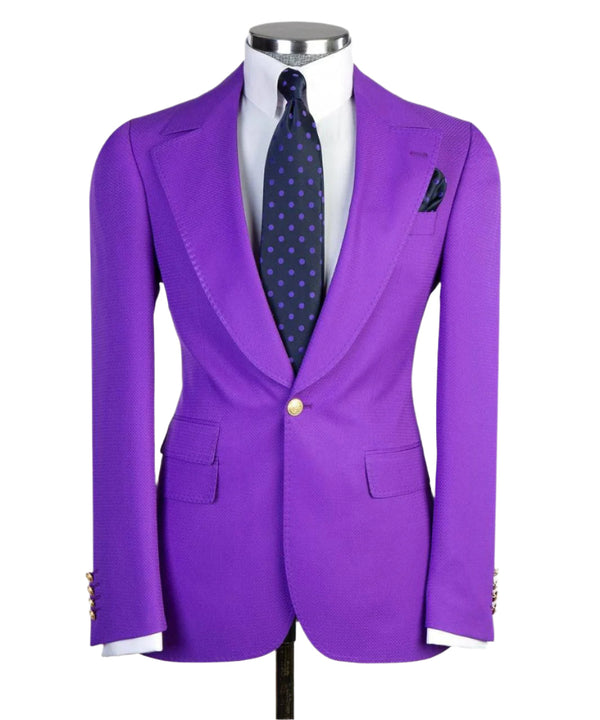 Royal Purple Tailored Suit
