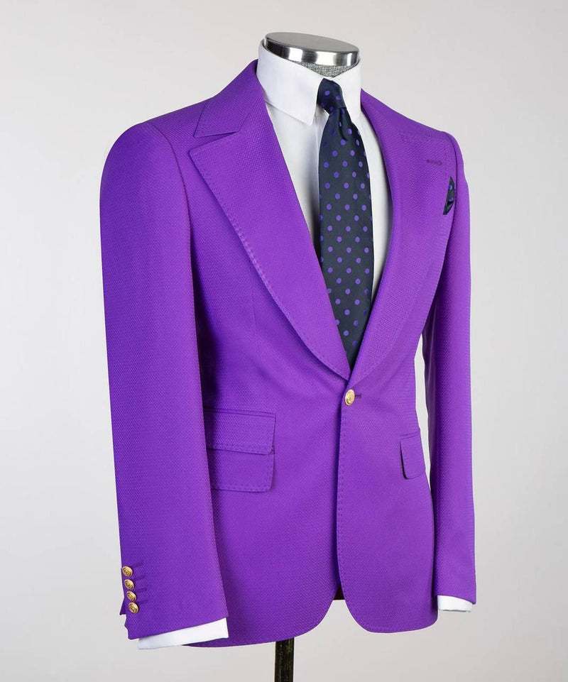 Royal Purple Tailored Suit