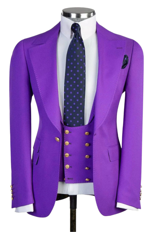 Royal Purple Tailored Suit
