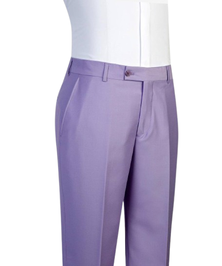 Lavender Double-Breasted Men's Suit