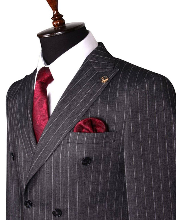 Classic Charcoal Pinstripe