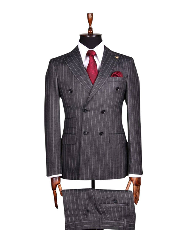 Classic Charcoal Pinstripe