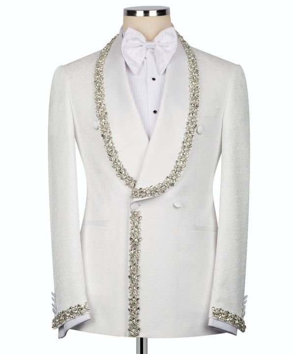 Luxury White Tuxedo for Men