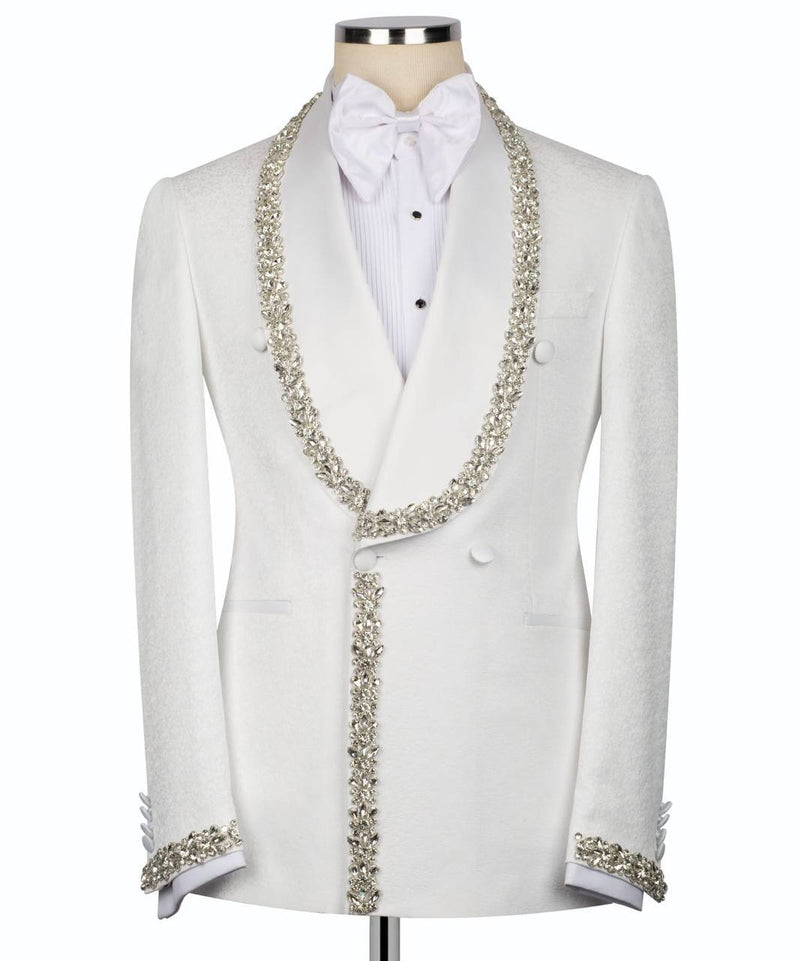 Luxury White Tuxedo for Men