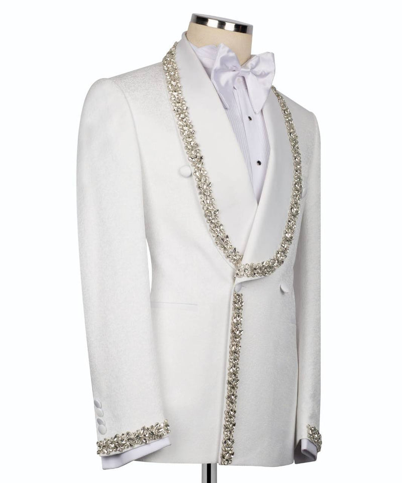 Luxury White Tuxedo for Men