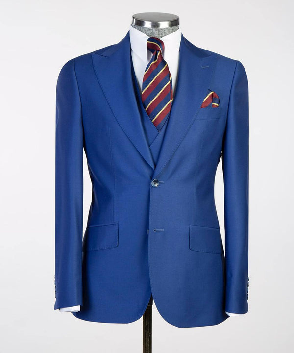 Royal Blue Three-Piece Suit