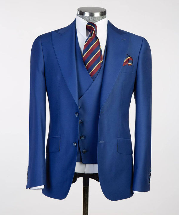 Royal Blue Three-Piece Suit
