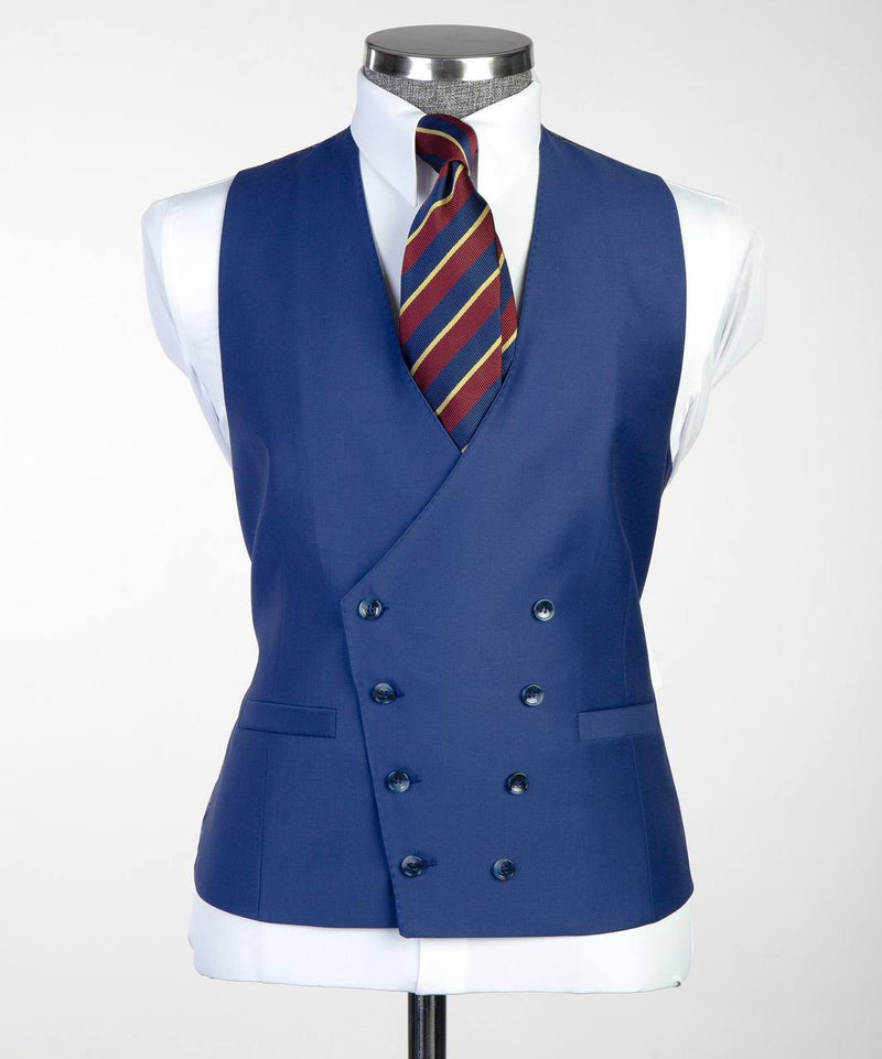 Royal Blue Three-Piece Suit