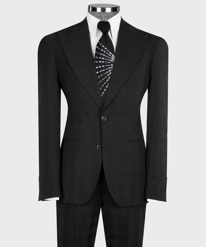 Luxury Black Three-Piece Suit