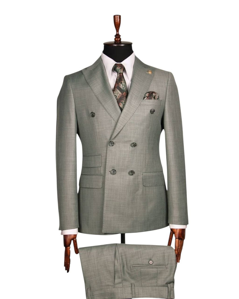 Heritage Sage Green Double-Breasted Suit