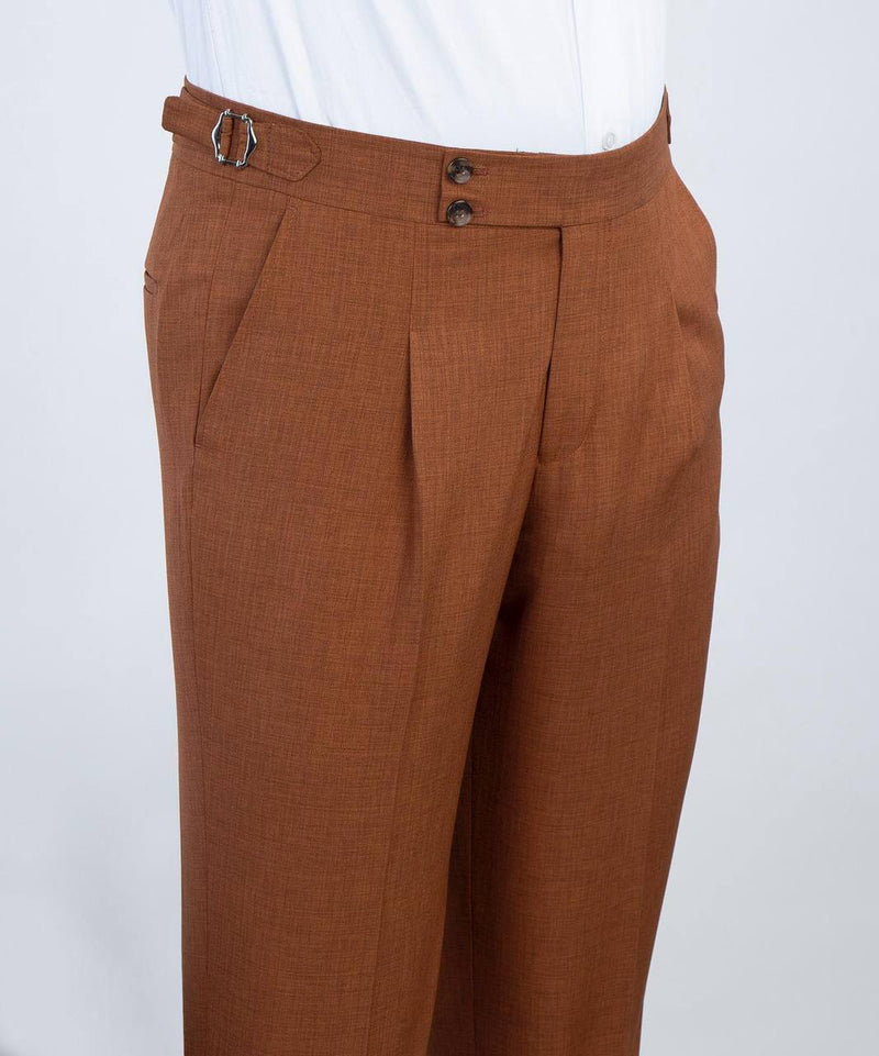 Rust Orange Three-Piece Suit