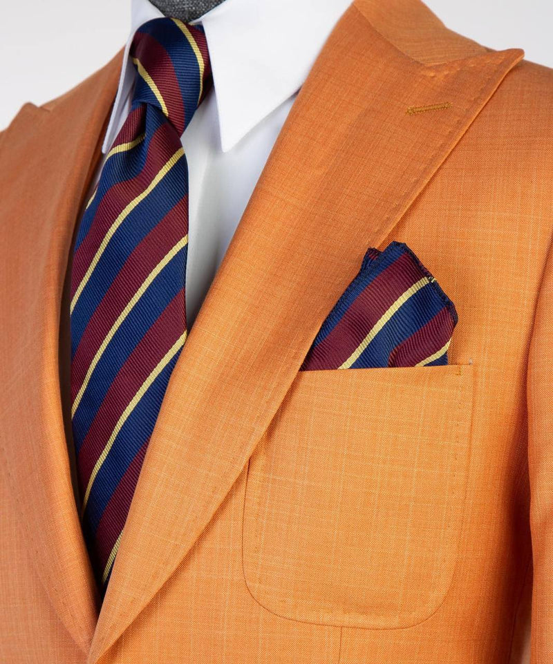 Men's Three-Piece Orange Suit