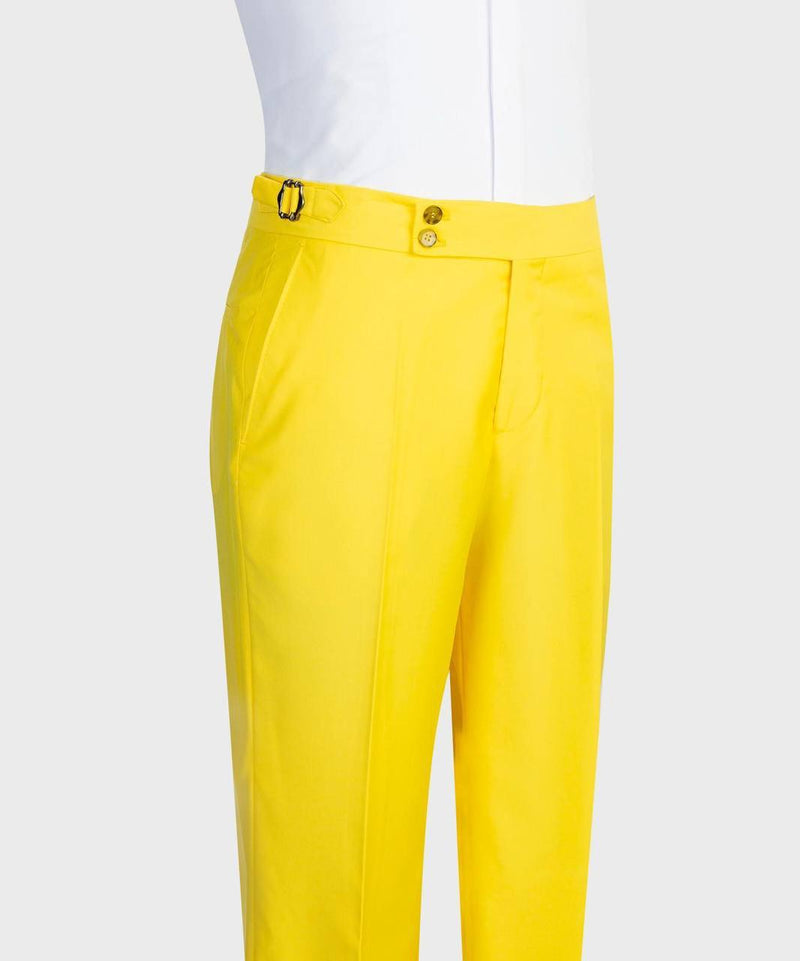 Men's Bright Yellow Three-Piece Suit
