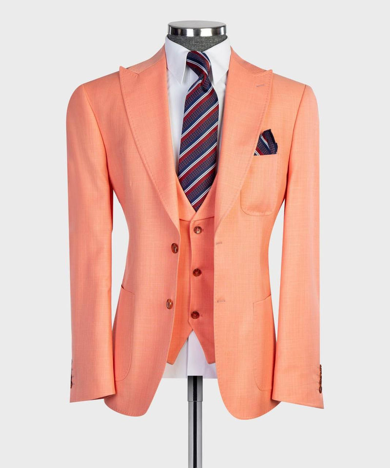 Peach Three-Piece Suit