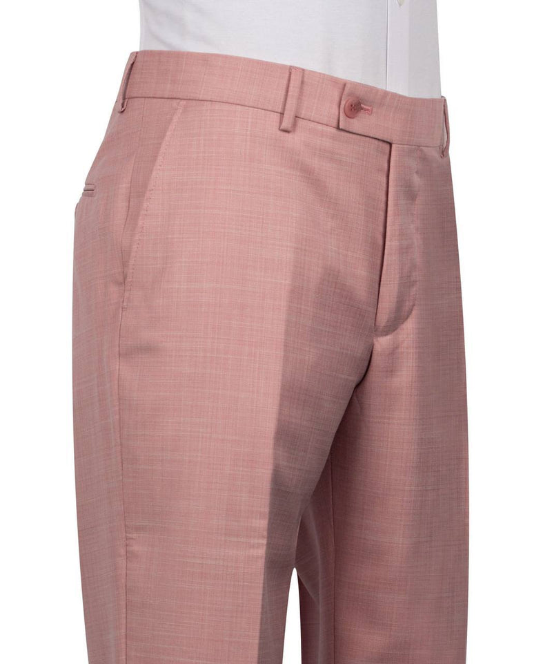 Pink Double-Breasted Peak Lapel Suit
